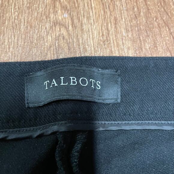 Talbots Womens Solid Black Lexington Riding Pant Size 10 Ponte Stretch Legging - Picture 5 of 10